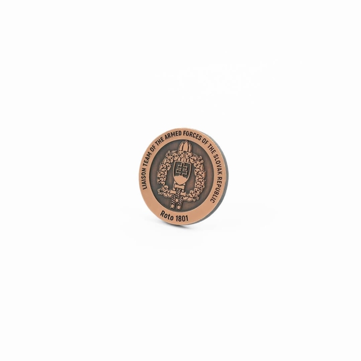 Pamětná mince na objednávku od producenta, vlastní návrh, ražené a lité mince od MCC Metal Casts
