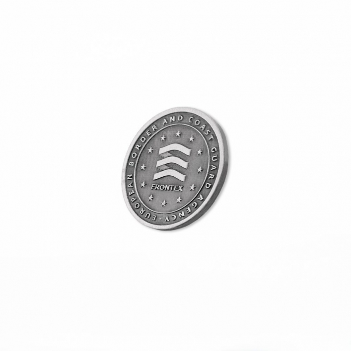 Pamětní mince, jednobarevná stříbrná pro agenturu Frontex